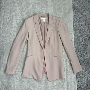 H&M pale pink/cream tailored blazer jacket